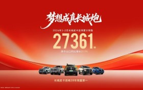长城皮卡1-2月全球累计销售27361辆 三十周年诚意献礼用户